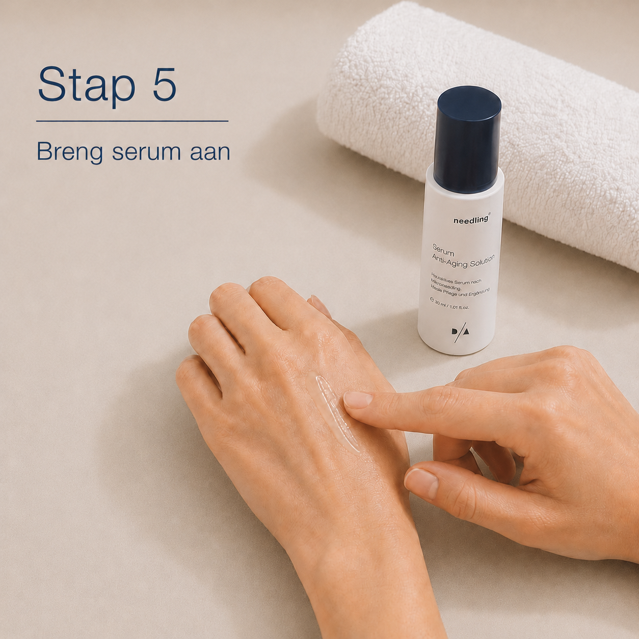 Breng serum aan