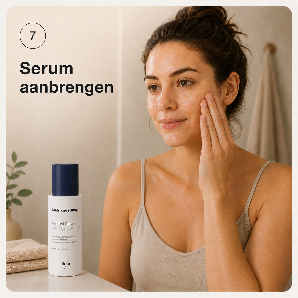 Serum aanbrengen