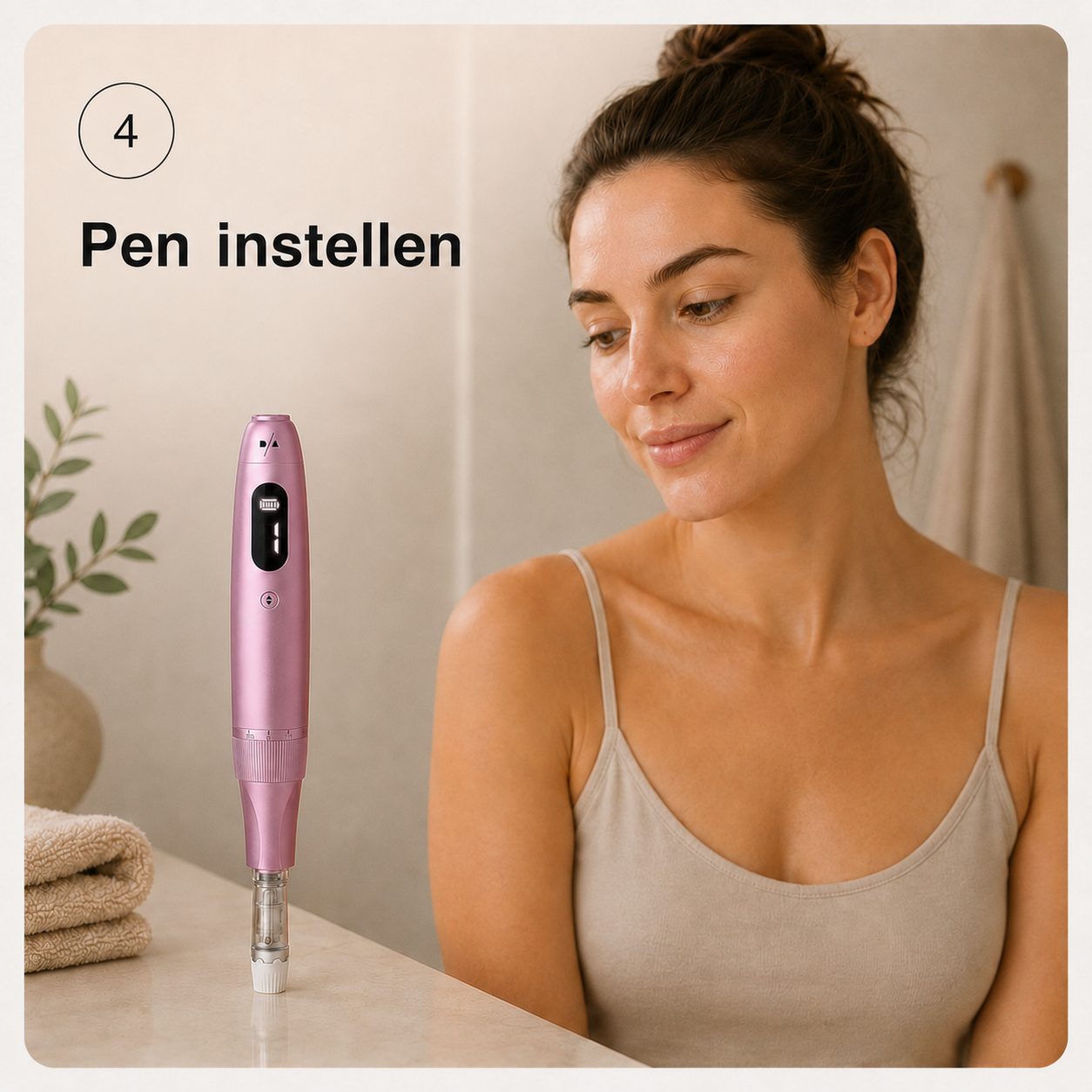 NeedlingPen instellen